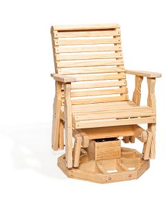 Roll Back Swivel Glider