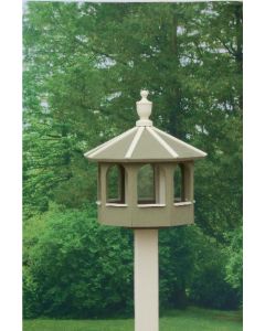 Gazebo Bird Feeder - Wildgrasses & Off White