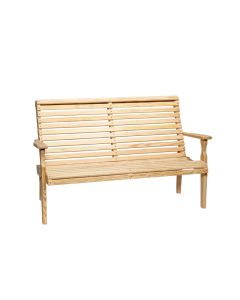 6' Wooden Roll Back Bench