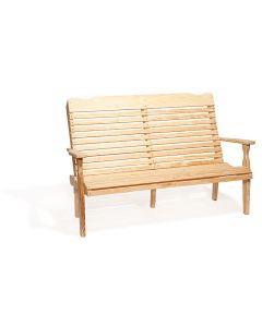 4' Curve Back Bench