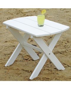 Folding Poly End Table