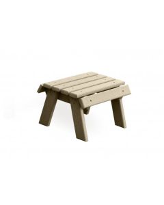 Poly Footstool - Weatherwood