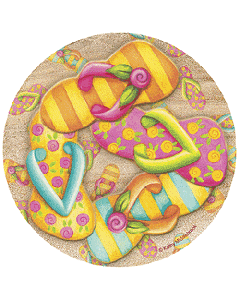 Flip Flop Toss Coaster Set
