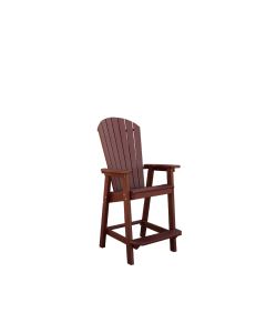 Great Bay Poly Bar Chair - Cherrywood