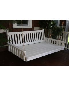 5' Traditional English Yellow Pine Swingbed - White