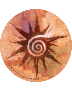 Spiral Sun Coaster Set