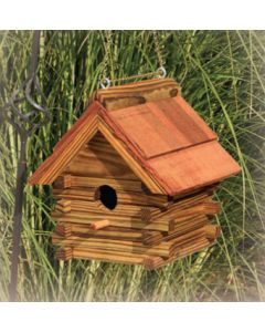 Log Cabin Birdhouse