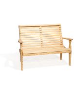 4' Wooden Roll Back Bench
